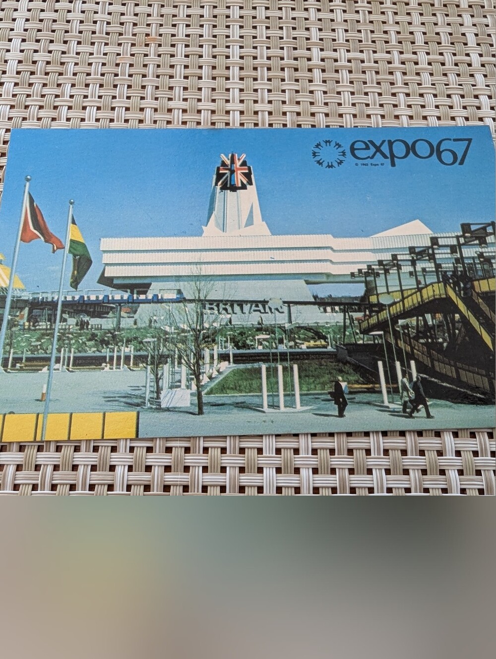 Expo 67 British Pavilion postcard